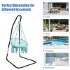 Adjustable Hammock Chair Stand Steel Frame