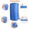 Camping Sleeping Bags for Adults Teens Moisture-Proof Hiking Sleep Bag with Carry Bag for Spring Autumn Winter Seasons